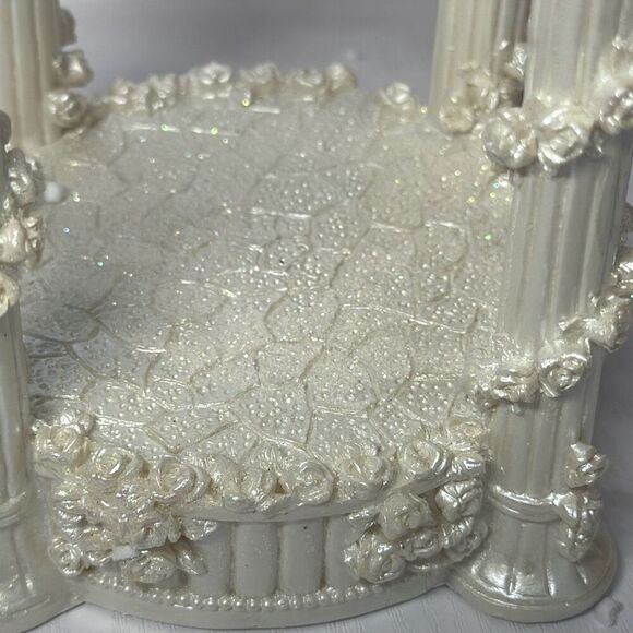 Victorian Style Unity Candle and Wedding Cake Topper - Picture 7 of 9